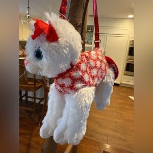 Poochie & Co Plush Cat Purse